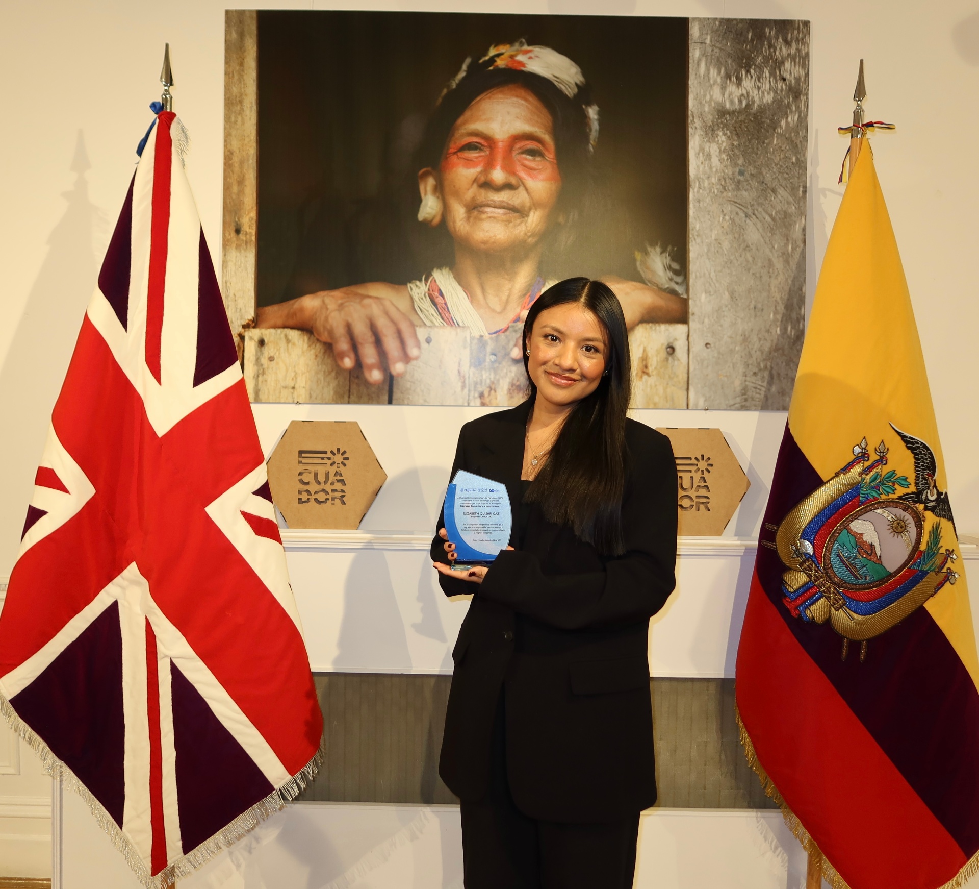 Elizabeth Quishpi, founder of ORINTI